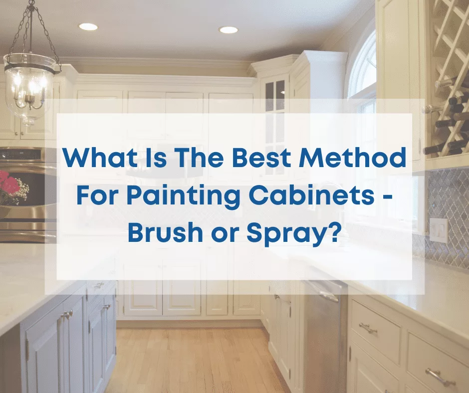 Best Way To Paint Cabinets Spray